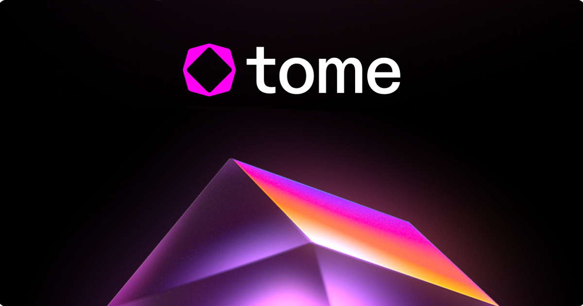 توم ايه أي (Tome ai)